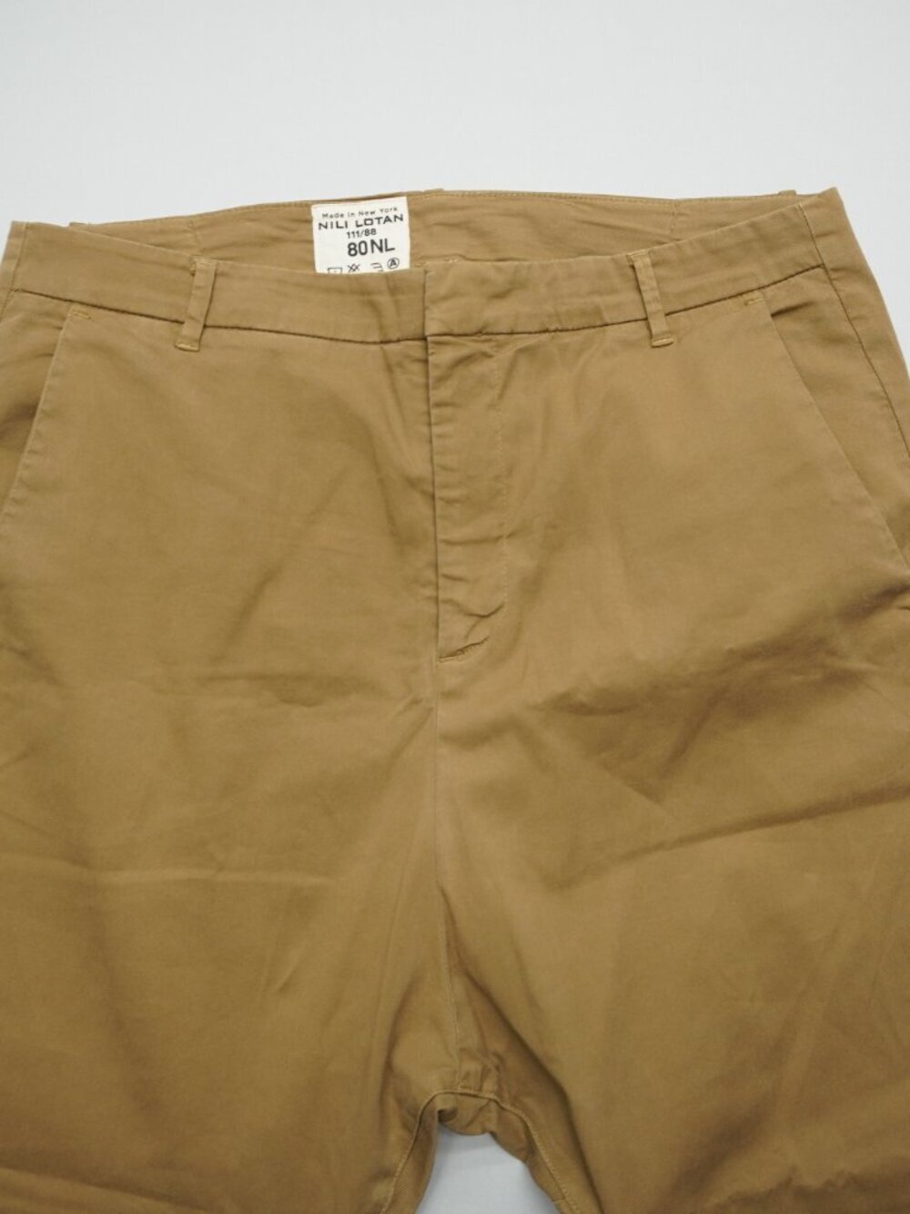 Nili Lotan Paris Drop Crotch Pants in Camel Size 8 - Picture 6 of 13